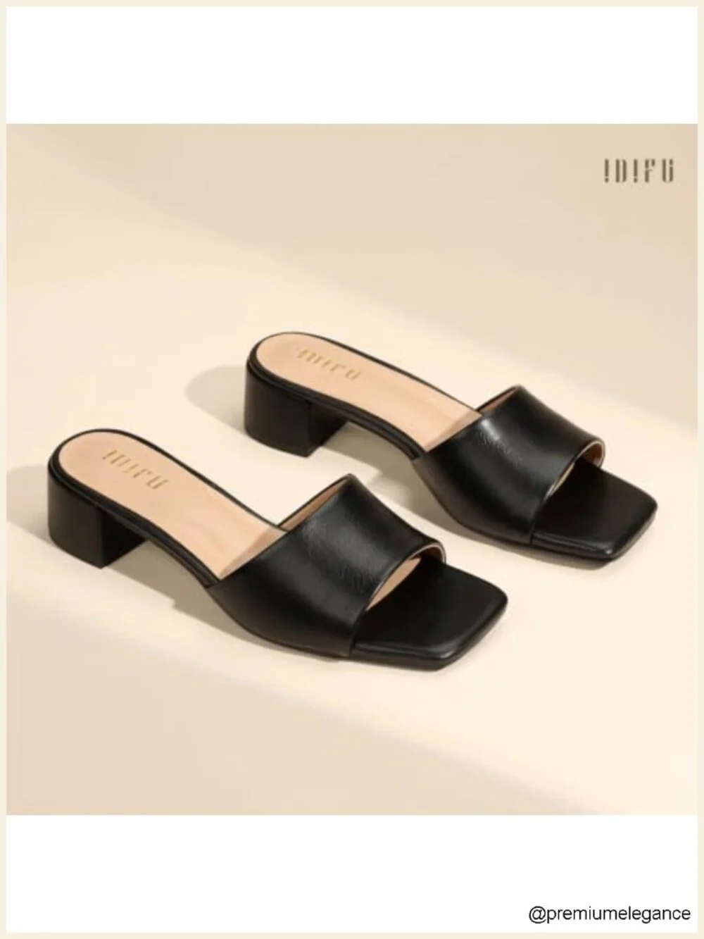 Mesh Heeled Sandals with Chunky Block Heel Mules